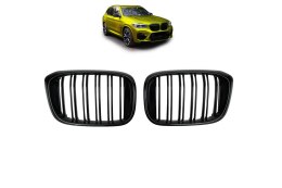 Grill BMW X3 G01 F97 X4 G02 F98 podwójne żeberka Gloss Black