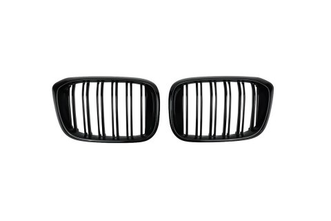 Grill BMW X3 G01 F97 X4 G02 F98 podwójne żeberka Gloss Black