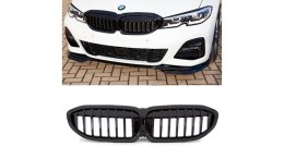 Grill BMW 3 G20 G21 pojedyncze żeberka Gloss Black