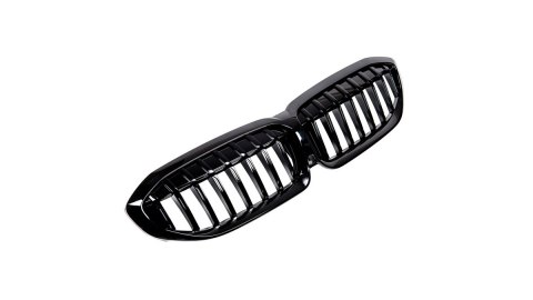 Grill BMW 3 G20 G21 pojedyncze żeberka Gloss Black