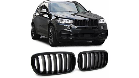 Grill BMW X5 F15 F85 X6 F16 F86 pojedyncze żeberka Gloss Black