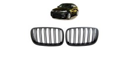 Grill BMW X6 E71 E72 X5 E70 podwójne żeberka Matt Black