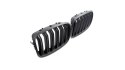 Grill BMW X6 E71 E72 X5 E70 podwójne żeberka Matt Black