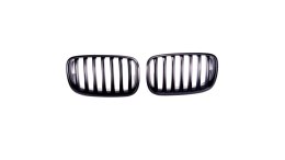 Grill BMW X6 E71 E72 X5 E70 pojedyncze żeberka Matt Black