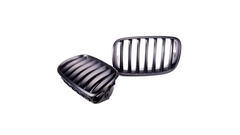 Grill BMW X6 E71 E72 X5 E70 pojedyncze żeberka Matt Black