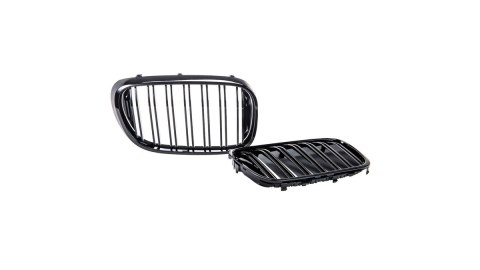 Grill BMW 7 G11 G12 podwójne żeberka Gloss Black