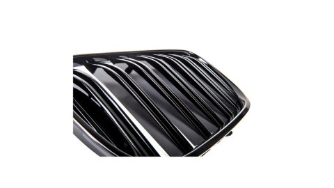 Grill BMW 7 G11 G12 podwójne żeberka Gloss Black