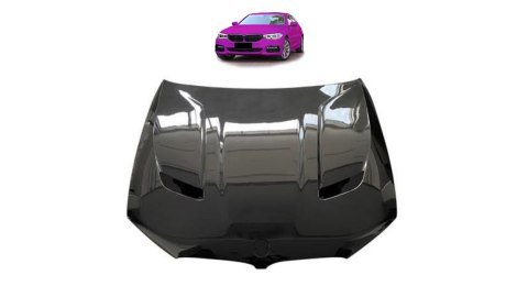 Maska BMW 5 G30 F90 G31 z wlotem Aluminium