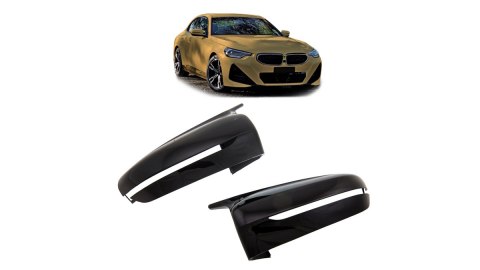 Nakładki lusterek BMW 2 G42 3 G20 G21 4 G22 G23 G26 5 G30 G31 6 G32 7 G11 G12 8 G14 G15 G16 Gloss Black