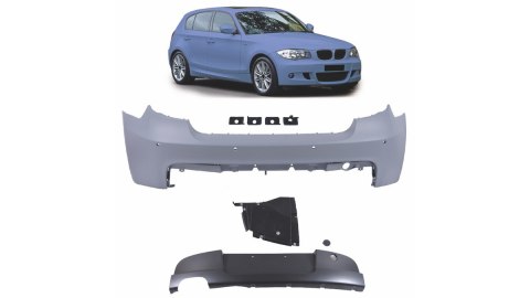 Zderzak BMW 1 E81 E87 Tył z dyfuzorem