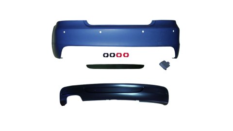 Zderzak BMW 1 E82 E88 Tył z dyfuzorem