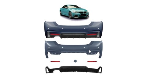 Zderzak BMW 4 F32 F33 F36 Tył z dyfuzorem