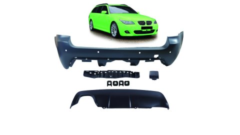 Zderzak BMW 5 E61 Tył z dyfuzorem