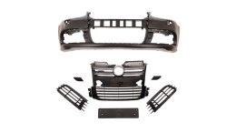 Zderzak Volkswagen Golf V Przód Grill Gloss Black