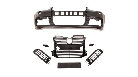 Zderzak Volkswagen Golf V Przód Grill Gloss Black