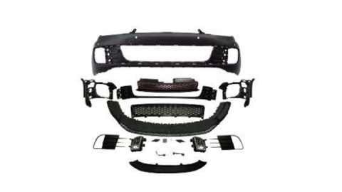 Zderzak Volkswagen Golf VI Przód Grill Halogeny