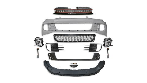 Zderzak Volkswagen Golf VI Przód Grill Halogeny