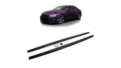 Dokładka BMW 3 F30 F31 Progi Gloss Black