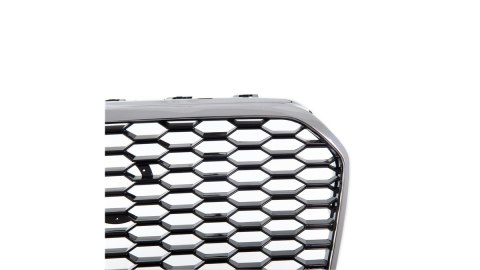 Grill Audi A6 C7 Chrome & Gloss Black
