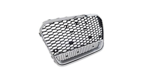 Grill Audi A6 C7 Chrome & Gloss Black