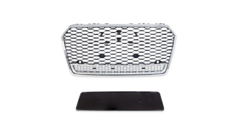Grill Audi A7 C7 Facelift Chrome & Gloss Black