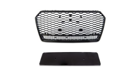 Grill Audi A7 C7 Facelift Gloss Black