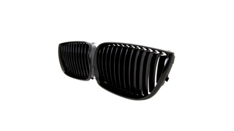 Grill BMW 1 E81 E82 E87 E88 pojedyncze żeberka Gloss Black