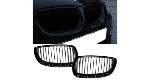 Grill BMW 3 E92 E93 pojedyncze żeberka Gloss Black