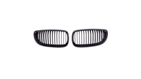 Grill BMW 3 E92 E93 pojedyncze żeberka Matt Black