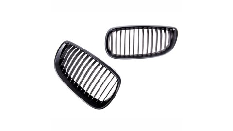 Grill BMW 3 E92 E93 pojedyncze żeberka Matt Black