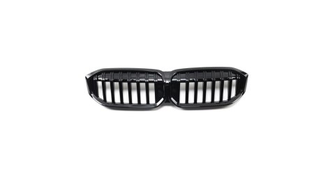 Grill BMW 3 G20 G21 Facelift pojedyncze żeberka Gloss Black