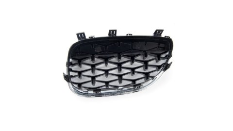 Grill BMW 5 E60 E61 Gloss Black & Chrome