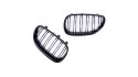 Grill BMW 5 E60 E61 podwójne żeberka Gloss Black