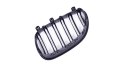 Grill BMW 5 E60 E61 podwójne żeberka Gloss Black