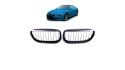 Grill BMW 6 E63 E64 pojedyncze żeberka Matt Black