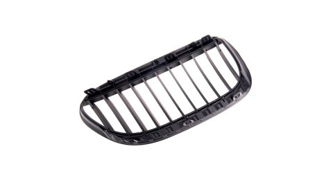 Grill BMW 6 E63 E64 pojedyncze żeberka Matt Black