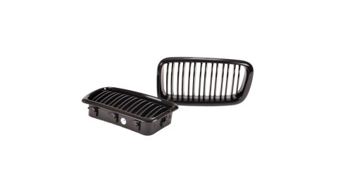Grill BMW 7 E38 podwójne żeberka Gloss Black