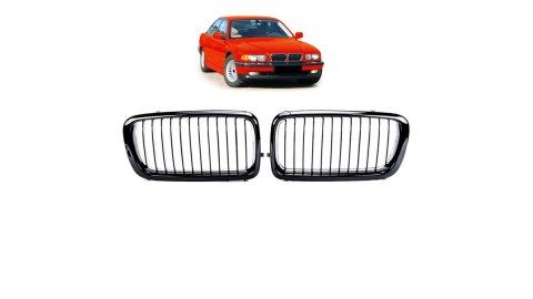 Grill BMW 7 E38 pojedyncze żeberka Gloss Black