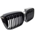 Grill BMW iX3 G08 podwójne żeberka Gloss Black
