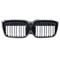 Grill BMW iX3 G08 podwójne żeberka Gloss Black