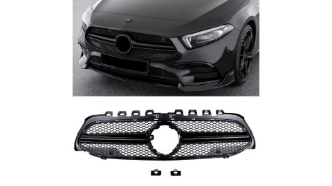 Grill Mercedes-Benz A V177 W177 Gloss Black A-Type