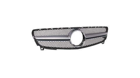 Grill Mercedes-Benz A W176 Facelift Matt Silver A-Type