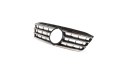 Grill Mercedes-Benz C W203 S203 Gloss Black & Chrome