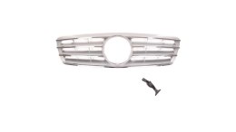 Grill Mercedes-Benz C W203 S203 Gloss Black & Silver