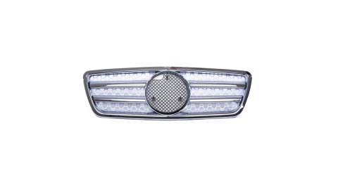 Grill Mercedes-Benz E W210 S210 Facelift Chrome & Silver