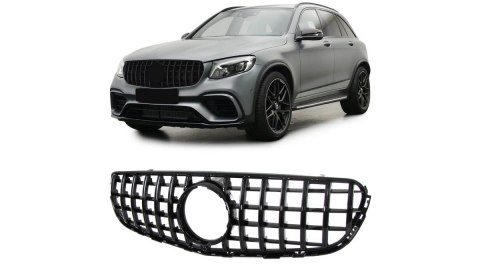 Grill Mercedes-Benz GLC X253 GLC C253 GT Gloss Black Camera