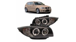 Lampy BMW 1 E81 E82 E87 E88 Przód Black