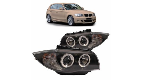 Lampy BMW 1 E81 E82 E87 E88 Przód Black