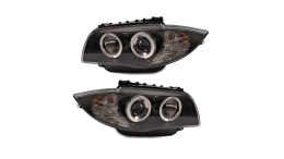 Lampy BMW 1 E81 E82 E87 E88 Przód Black