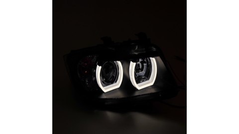 Lampy BMW 3 E90 E91 Przód Black